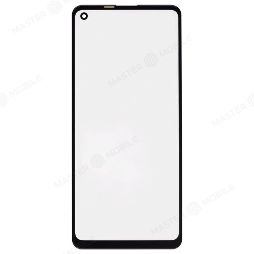 Стекло модуля для Samsung A217 Galaxy A21s + OCA (черный)