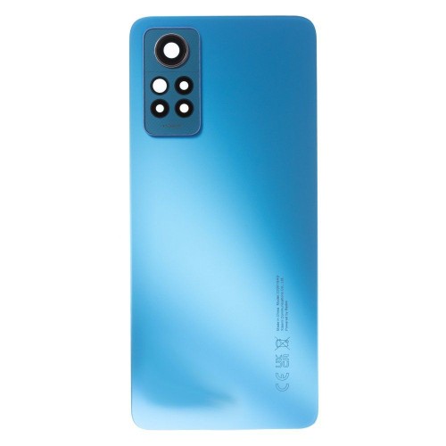 Задняя крышка для Xiaomi Redmi Note 12 Pro 4G (2209116AG) (синий) (в сборе со стеклом камеры) (ORIG100)