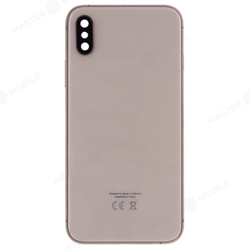 Корпус для Apple iPhone Xs (золотистый) (Premium)