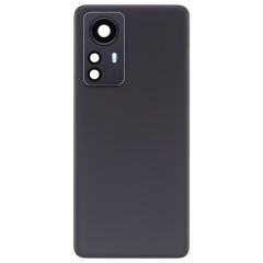 Задняя крышка для Xiaomi 12 Pro (2201122G) (серый) (в сборе со стеклом камеры) (ORIG100)