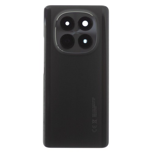 Задняя крышка для Xiaomi Poco M8 5G (25118PC98G) (черный) (в сборе со стеклом камеры)