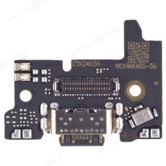 Нижняя плата для Xiaomi Poco F4 (22021211RG) с комп. + разъем зарядки + микрофон