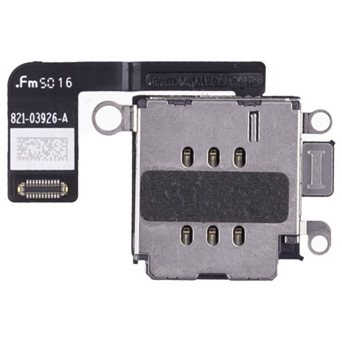 Шлейф для Apple iPhone 14 / iPhone 14 Plus / iPhone 16E / iPhone 17E с комп. + разъем SIM (1 SIM Version) (ORIG100)