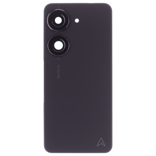 Задняя крышка для Asus ZenFone 10 (AI2302) (черный) (в сборе со стеклом камеры) (ORIG100)