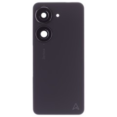 Задняя крышка для Asus ZenFone 10 (AI2302) (черный) (в сборе со стеклом камеры) (ORIG100)