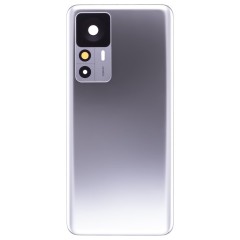 Задняя крышка для Xiaomi 12T (22071212AG) (серебристый) (в сборе со стеклом камеры) (ORIG100)