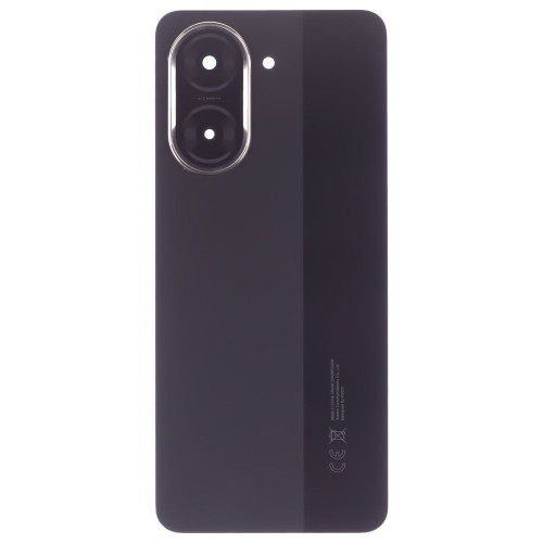 Задняя крышка для Xiaomi Poco C71 (25028PC03G) (черный) (в сборе со стеклом камеры)
