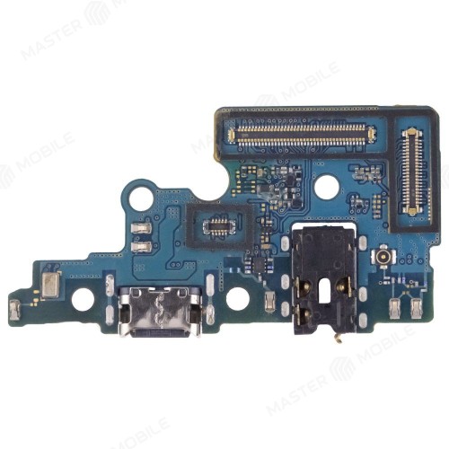 Нижняя плата для Samsung A705 Galaxy A70 / A707 Galaxy A70s с комп. + разъем зарядки + разъем гарнитуры + микрофон (ORIG100)