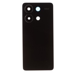 Задняя крышка для Xiaomi Redmi Note 13 4G (23124RA7EO) (черный) (в сборе со стеклом камеры) (ORIG100)