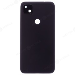 Задняя крышка для Google Pixel 4A (G025J/GA02099/G025N) (черный) (в сборе со стеклом камеры)