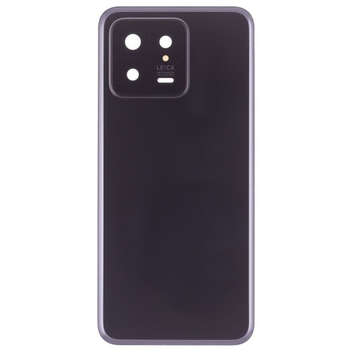 Задняя крышка для Xiaomi 13 (2211133G) (черный) (в сборе со стеклом камеры) (ORIG100)