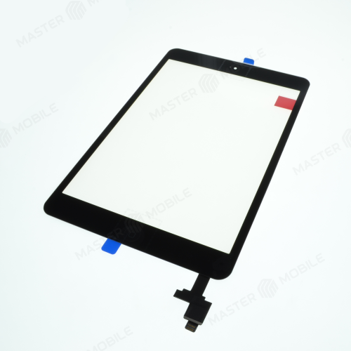 Тачскрин для Apple iPad mini (A1432/A1454/A1455) / iPad mini 2 (A1489/A1490/A1491) + кнопка Home + коннектор (черный) (Premium)