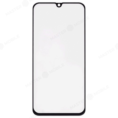 Стекло модуля для Samsung A405 Galaxy A40 + OCA (черный)