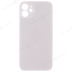 Задняя крышка для Apple iPhone 12 (белый) (с широким отверстием) (Premium)