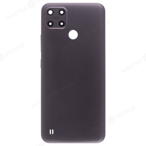 Задняя крышка для Realme C25Y (RMX3269) (серый) (в сборе со стеклом камеры)