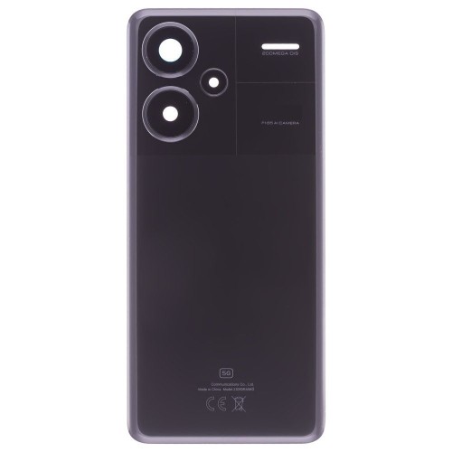 Задняя крышка для Xiaomi Redmi Note 13 Pro+ 5G (23090RA98C) (черный) (в сборе со стеклом камеры) (ORIG100)