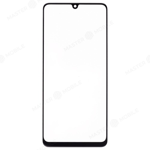 Стекло модуля для Samsung A315 Galaxy A31 + OCA (черный)