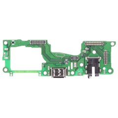 Нижняя плата для OPPO A74 4G (CPH2219) с комп. + разъем зарядки + микрофон + разъем гарнитуры