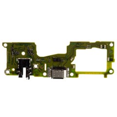 Нижняя плата для OPPO A74 4G (CPH2219) с комп. + разъем зарядки + микрофон + разъем гарнитуры (ORIG100)