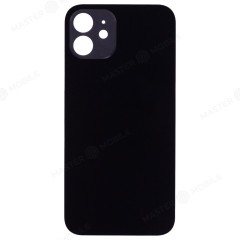 Задняя крышка для Apple iPhone 12 (черный) (с широким отверстием) (Premium)
