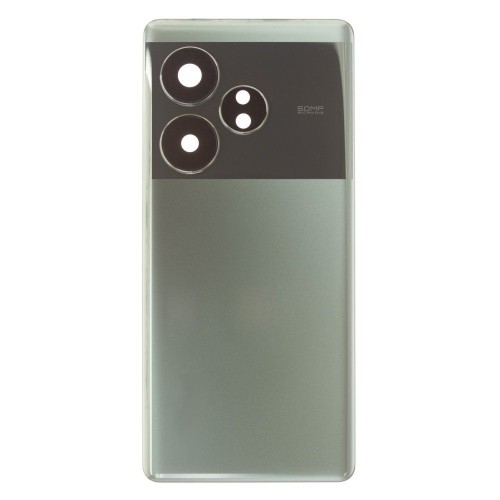 Задняя крышка для Realme GT 6 (RMX3851) (зеленый) (в сборе со стеклом камеры) (ORIG100)