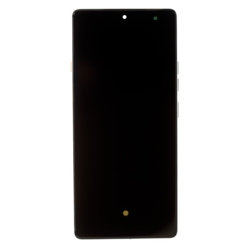 Дисплей для Tecno Camon 40 (CM5) + тачскрин (бежевый) (в рамке) (ORIG100) (SP)