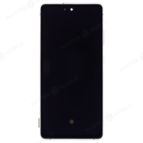 Дисплей для Samsung G780 Galaxy S20 FE + тачскрин (серебристый) (в рамке) (OLED) (Full Size)
