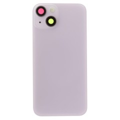 Задняя крышка для Apple iPhone 14 (фиолетовый) (в сборе со стеклом камеры и шлейфом) (Premium)