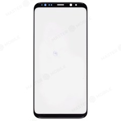Стекло модуля для Samsung G955 Galaxy S8+ + OCA (черный)