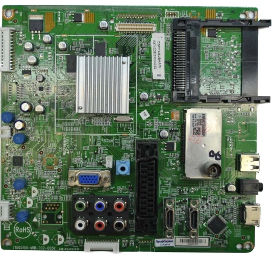 Материнская плата 715G5155-M1B-002-005K, для телевизора PHILIPS 40PFL3107H/60, 42PFL3207H/60