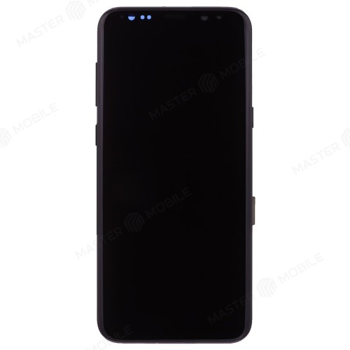 Дисплей для Samsung G955 Galaxy S8+ + тачскрин (черный) (в рамке) (ORIG100) (возможен дефект ЛКП)