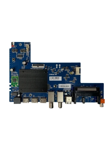 Материнская плата CV9632-KH, для телевизора Hyundai H-LED65BU7003 с конденсатором