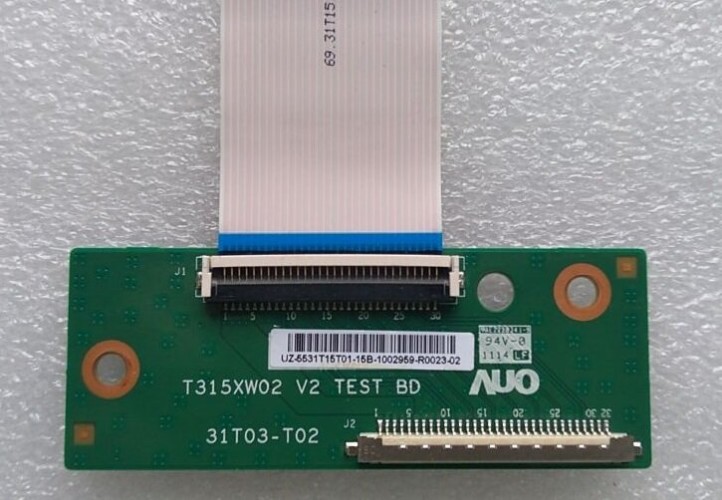 Контроллер изображения T315XW02 V2 TEST BD 31T03-T02