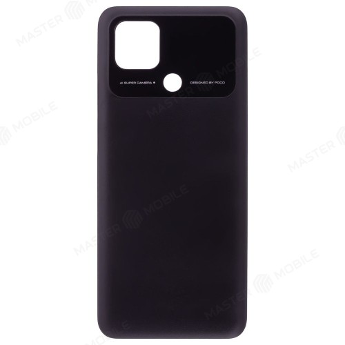 Задняя крышка для Xiaomi Poco C40 (220333QPG) (черный)