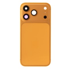 Корпус для Apple iPhone 14 Pro в дизайне Apple iPhone 17 Pro (оранжевый) (Premium)