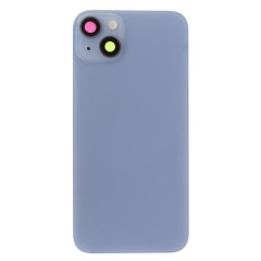 Задняя крышка для Apple iPhone 14 Plus (голубой) (в сборе со стеклом камеры и шлейфом) (Premium)