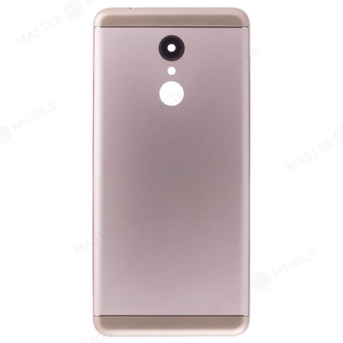 Задняя крышка для Xiaomi Redmi 5 (MDG1) (золотистый) (в сборе со стеклом камеры)