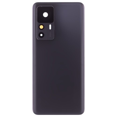 Задняя крышка для Xiaomi 12T (22071212AG) (черный) (в сборе со стеклом камеры) (ORIG100)