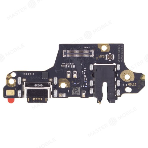 Нижняя плата для Xiaomi Poco X3 / Poco X3 NFC (M2007J20CG) / Poco X3 Pro (M2102J20SG) с комп. + разъем зарядки + микрофон (ORIG100)