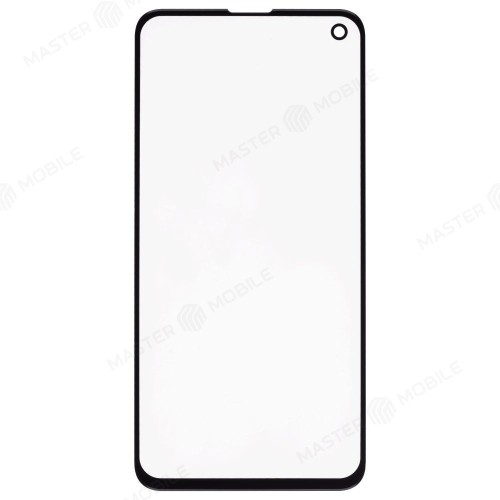 Стекло модуля для Samsung G970 Galaxy S10e + OCA (черный)