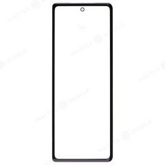 Стекло модуля для Samsung F916 Galaxy Z Fold 2 + OCA (черный)