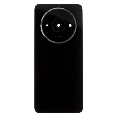 Задняя крышка для Xiaomi Redmi A3 (23129RN51X) (черный) (в сборе со стеклом камеры) (ORIG100)