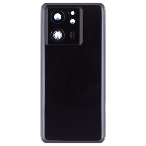 Задняя крышка для Xiaomi 13T (2306EPN60G) (черный) (в сборе со стеклом камеры) (ORIG100)