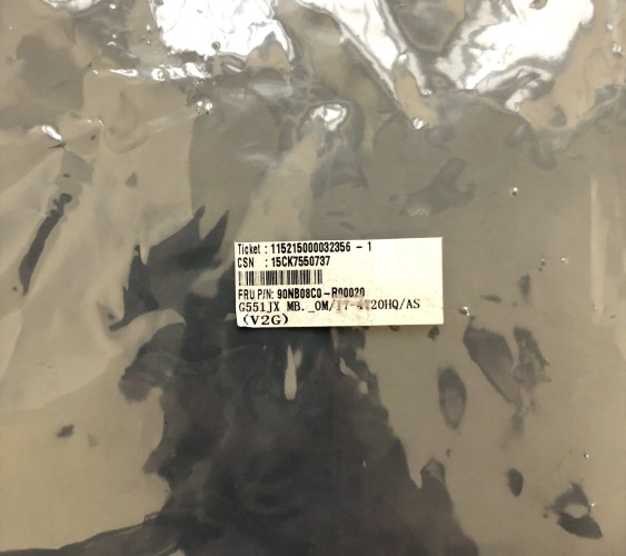 Материнская плата, mb, для ASUS N551JK Rev: 2.0, i7-4720HQ, GTX950M  V2G