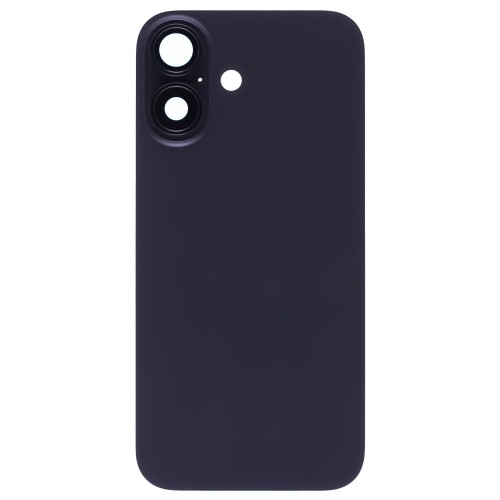 Задняя крышка для Apple iPhone 16 (черный) (в сборе со стеклом камеры) (Premium)