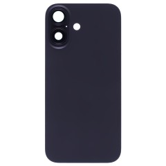 Задняя крышка для Apple iPhone 16 (черный) (в сборе со стеклом камеры) (Premium)
