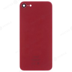 Задняя крышка для Apple iPhone 8 (красный) (в сборе со стеклом камеры) (Premium)