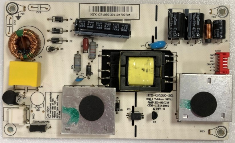 Блок питания HTX-OP1030-201, для телевизора Casio LET-15T03