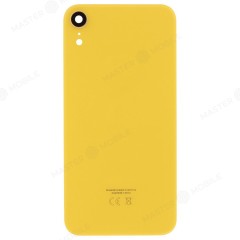 Задняя крышка для Apple iPhone Xr (желтый) (в сборе со стеклом камеры) (Premium)