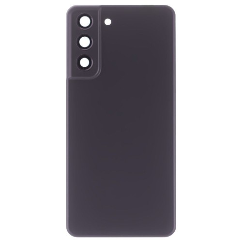 Задняя крышка для Samsung G990 Galaxy S21 FE (черный) (в сборе со стеклом камеры) (ORIG100)